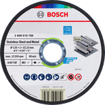 Bosch griešanas disks nerūsējošajam tēraudam un metālam, 125 mm.
